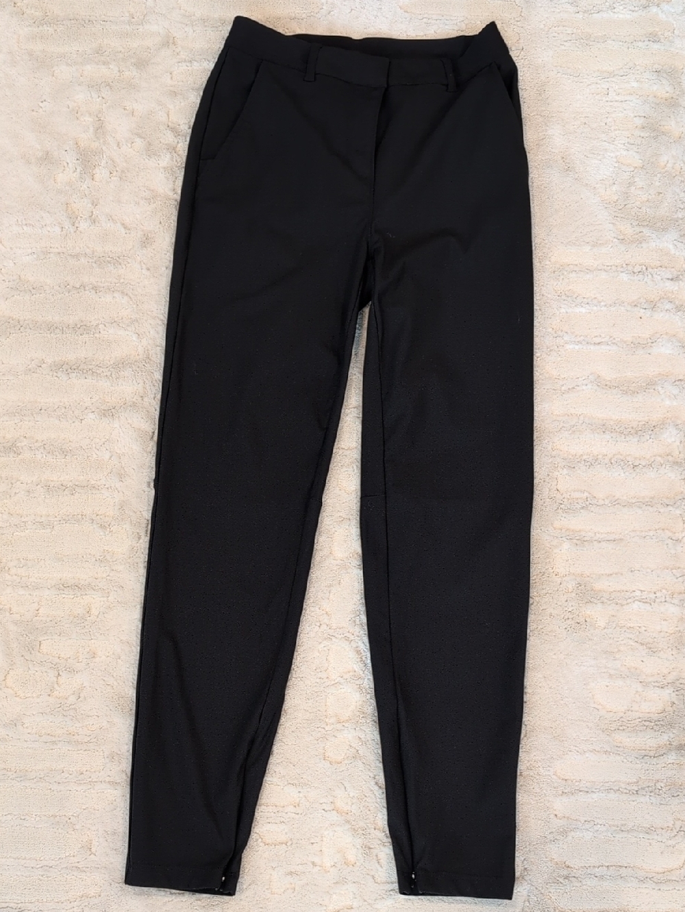 Calia Black Slim Workwear Athleisure Pants - Classic Professional Fit Size 0